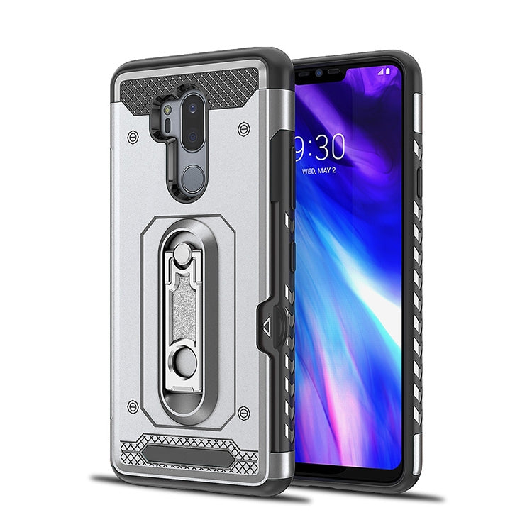 Shockproof PC + TPU Case for LG G7, with Holder