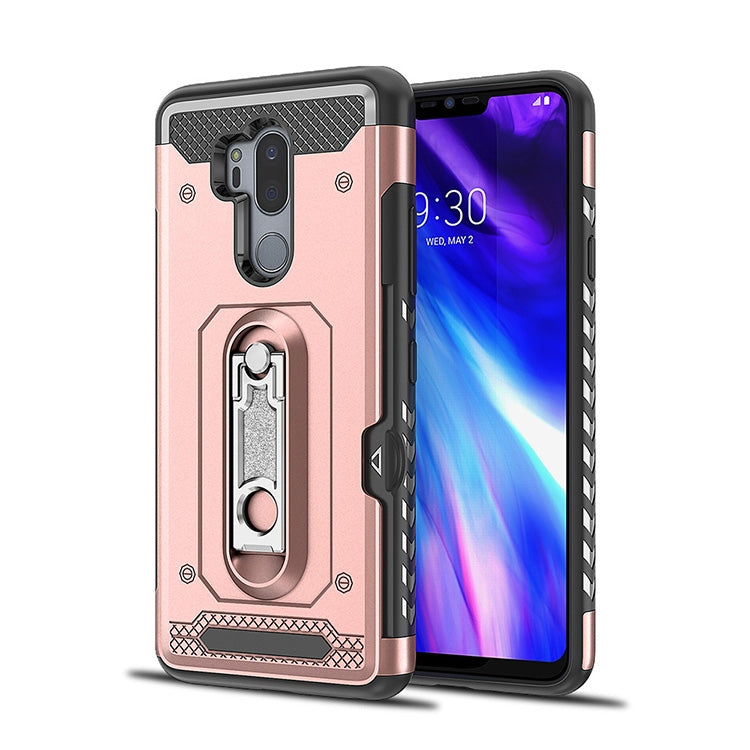 Shockproof PC + TPU Case for LG G7, with Holder