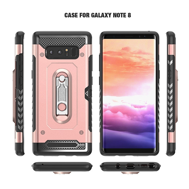 Shockproof PC + TPU Case for Galaxy Note 8, with Holder