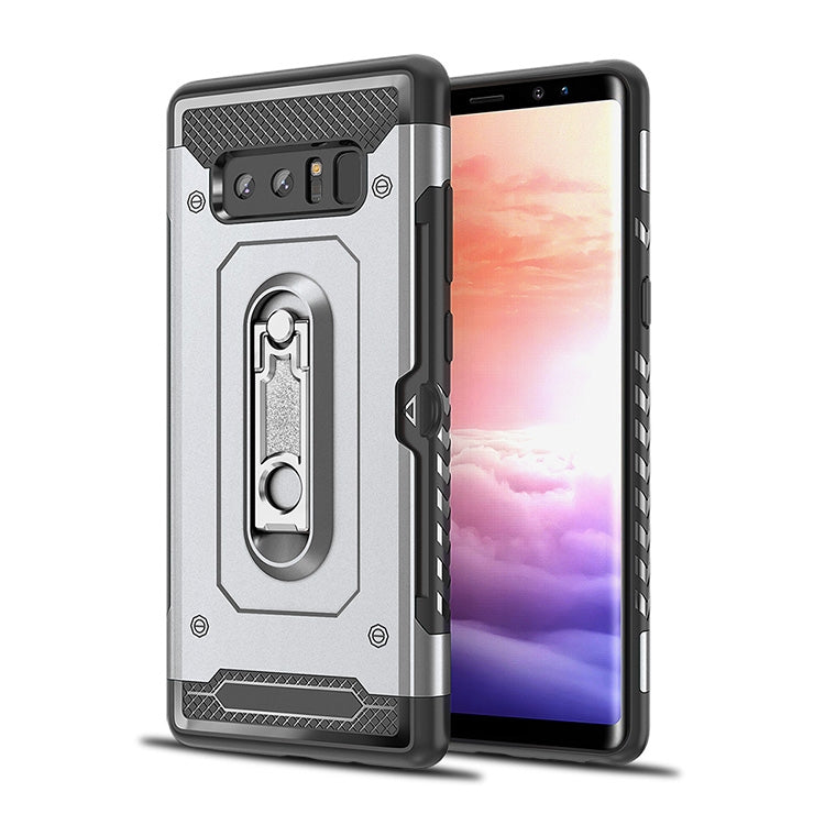 Shockproof PC + TPU Case for Galaxy Note 8, with Holder