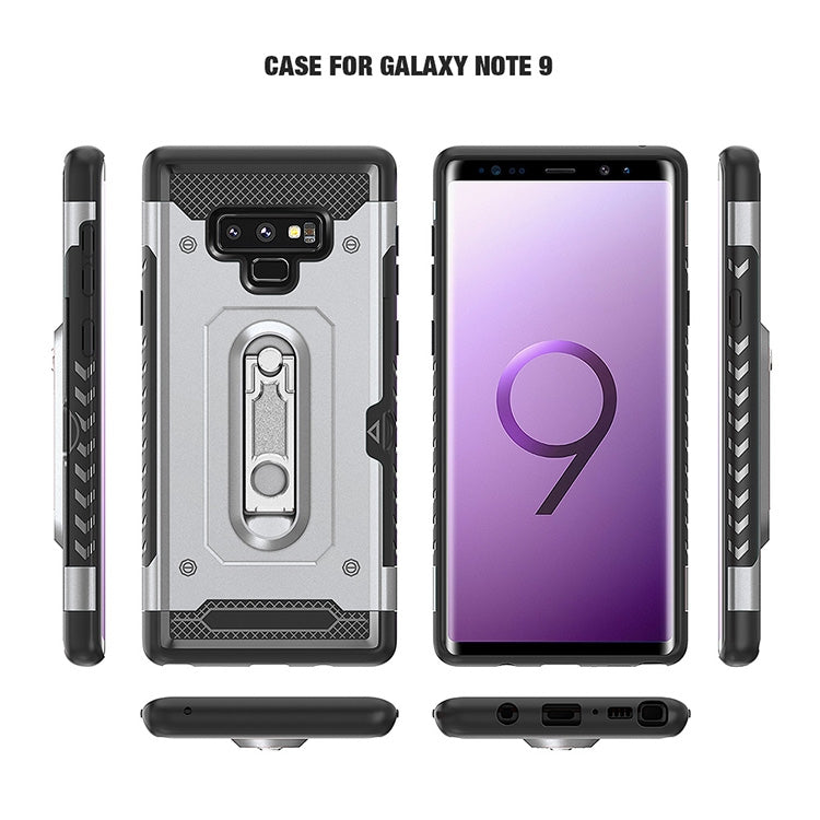 Shockproof PC + TPU Case for Galaxy Note 9, with Holder