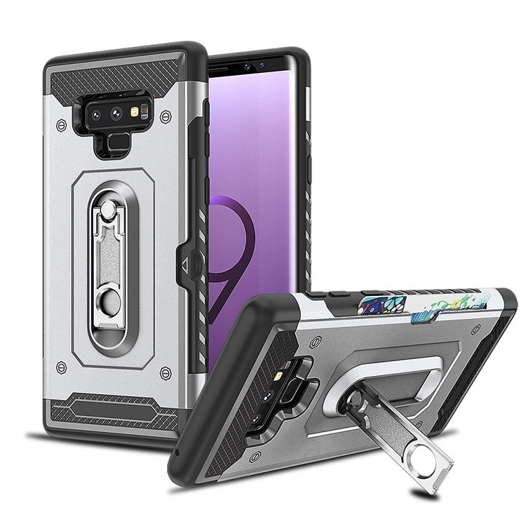 Shockproof PC + TPU Case for Galaxy Note 9, with Holder
