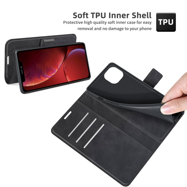 For iPhone 13 Retro Calf Pattern Buckle Horizontal Flip Leather Case with Holder & Card Slots & Wallet