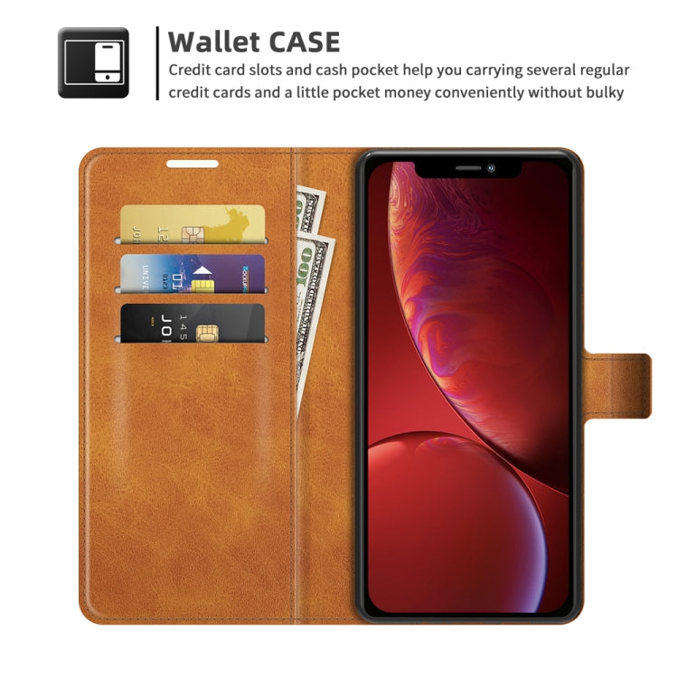 For iPhone 13 Retro Calf Pattern Buckle Horizontal Flip Leather Case with Holder & Card Slots & Wallet