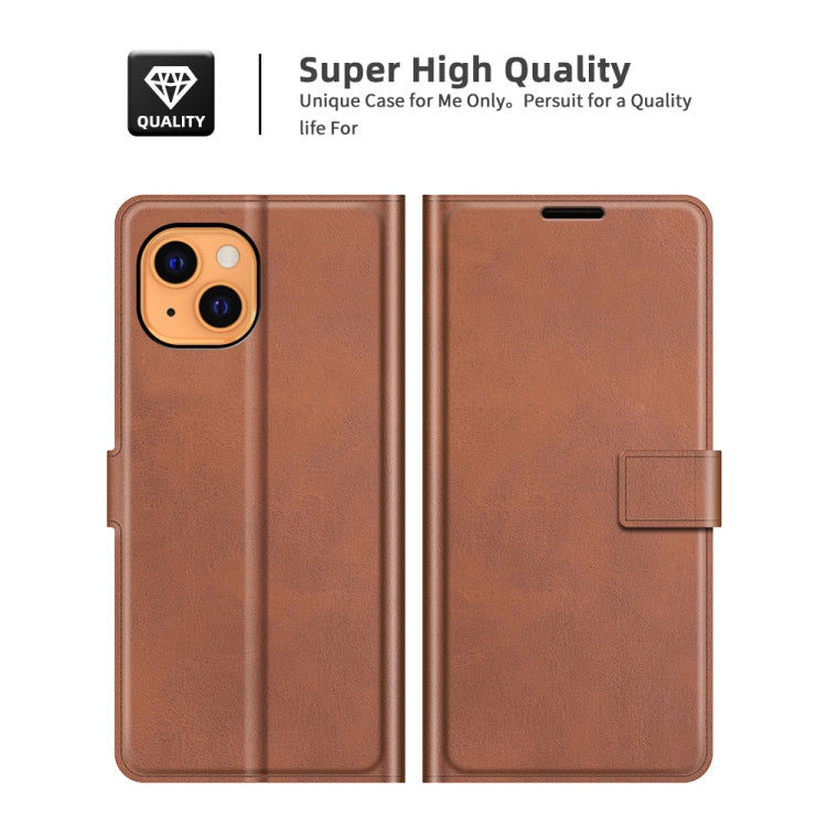 For iPhone 13 Pro Retro Calf Pattern Buckle Horizontal Flip Leather Case with Holder & Card Slots & Wallet