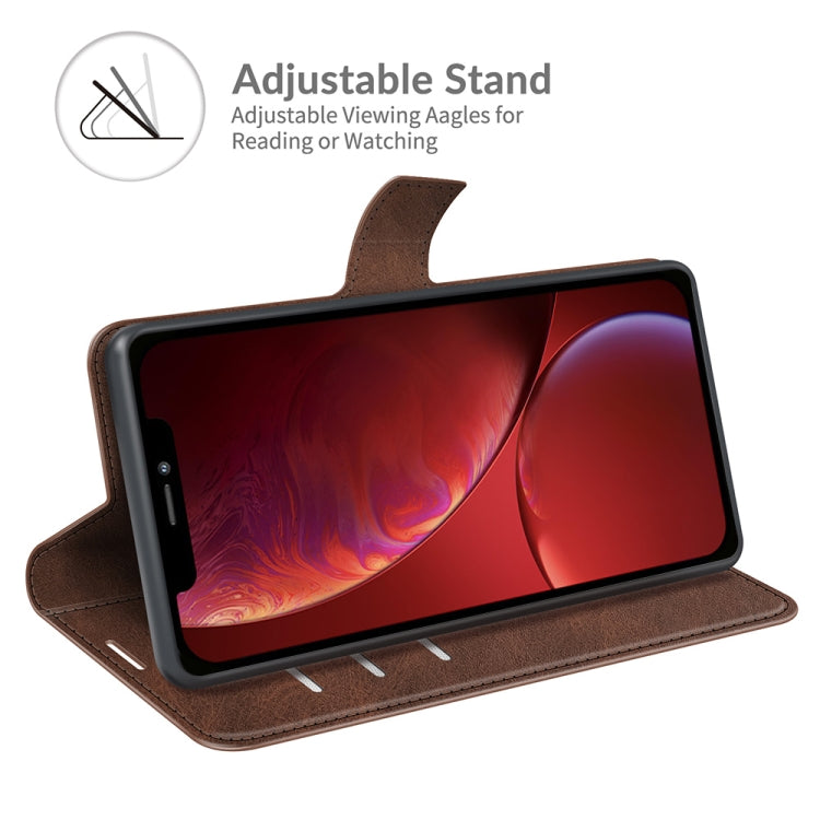For iPhone 13 mini Retro Calf Pattern Buckle Horizontal Flip Leather Case with Holder & Card Slots & Wallet