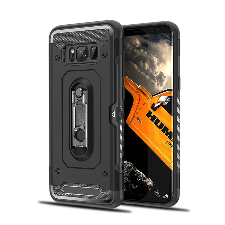 Shockproof PC + TPU Case for Galaxy S8+, with Holder