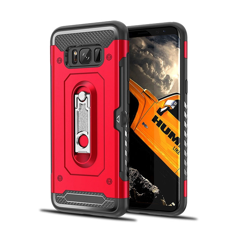 Shockproof PC + TPU Case for Galaxy S8+, with Holder
