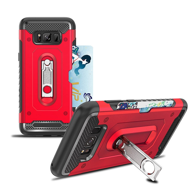 Shockproof PC + TPU Case for Galaxy S8+, with Holder
