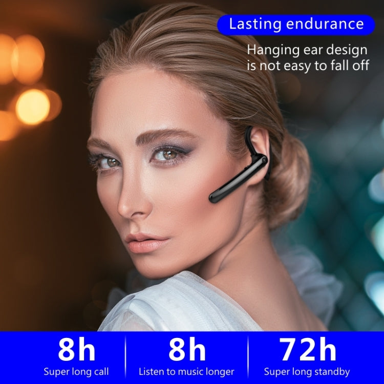 F980 Noice Cancelling 180 Degree Freely Rotating Bluetooth 5.0 Earphones Wireless Handsfree Business Stereo Headphone with Mic