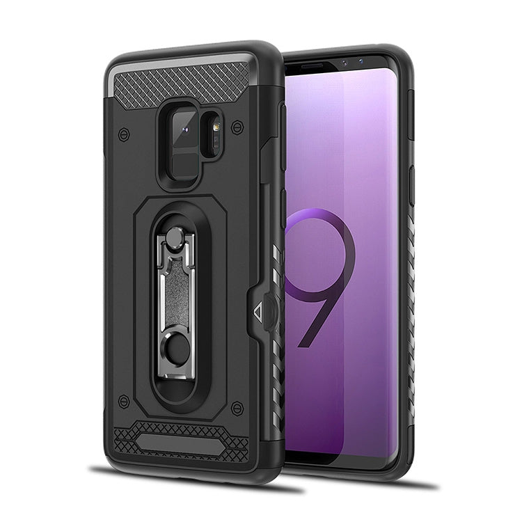 Shockproof PC + TPU Case for Galaxy S9, with Holder