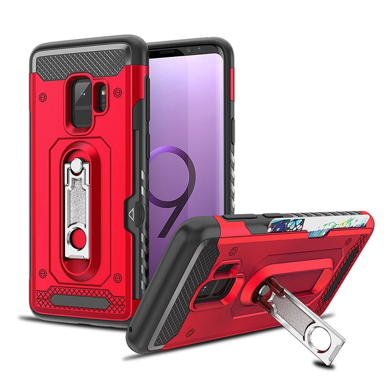 Shockproof PC + TPU Case for Galaxy S9, with Holder
