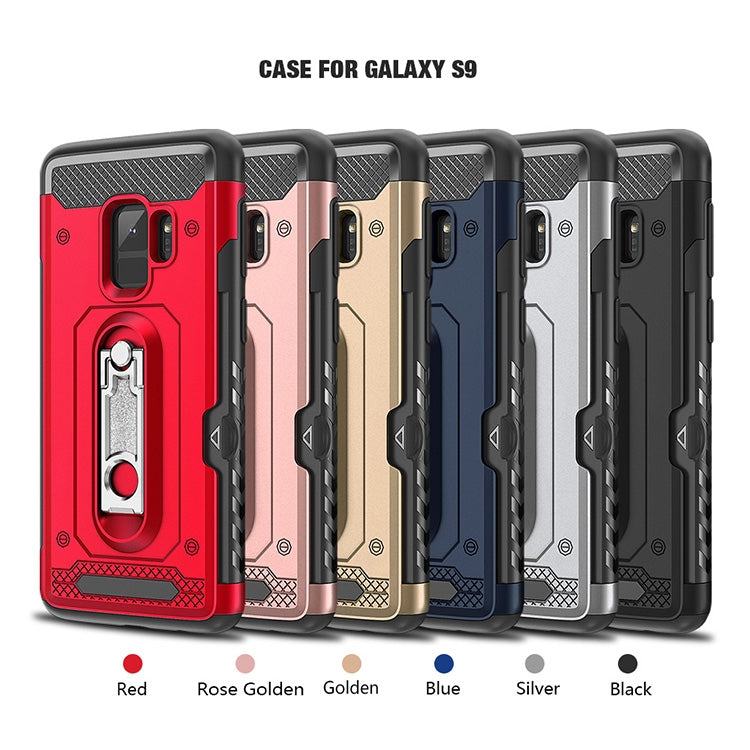 Shockproof PC + TPU Case for Galaxy S9, with Holder