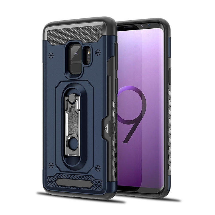 Shockproof PC + TPU Case for Galaxy S9, with Holder