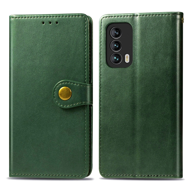 For Meizu 18 Solid Color Leather Buckle Phone Case with Lanyard & Photo Frame & Card Slot & Wallet & Stand Function