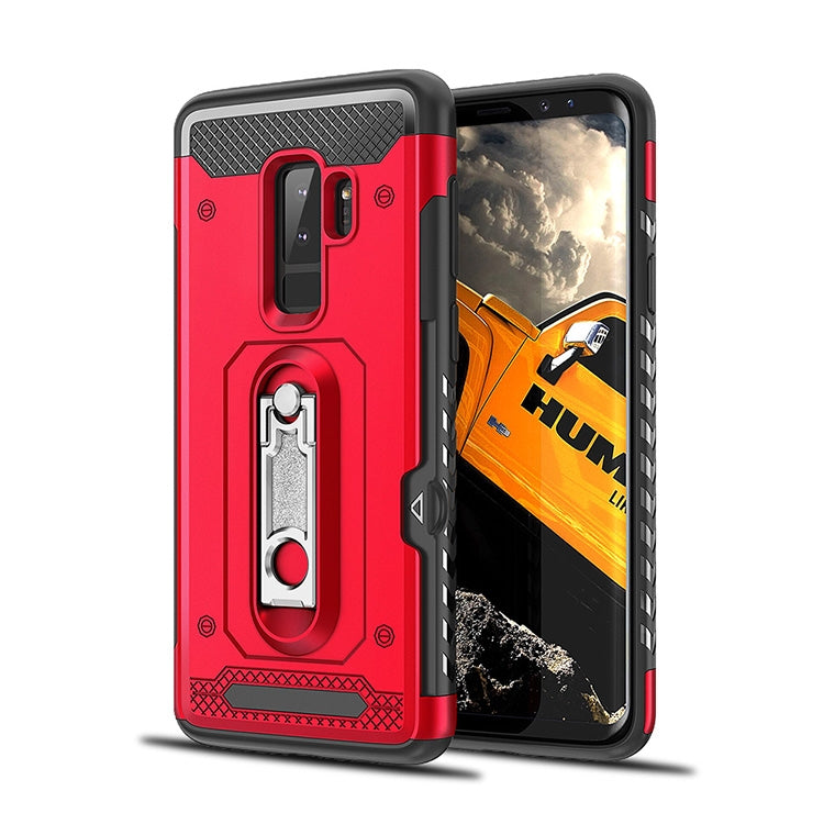 Shockproof PC + TPU Case for Galaxy S9+, with Holder