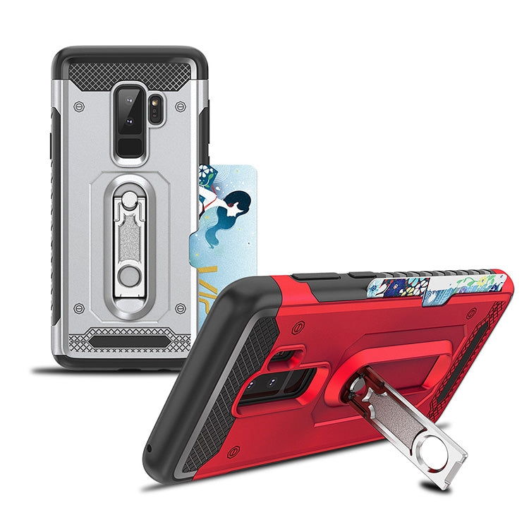 Shockproof PC + TPU Case for Galaxy S9+, with Holder