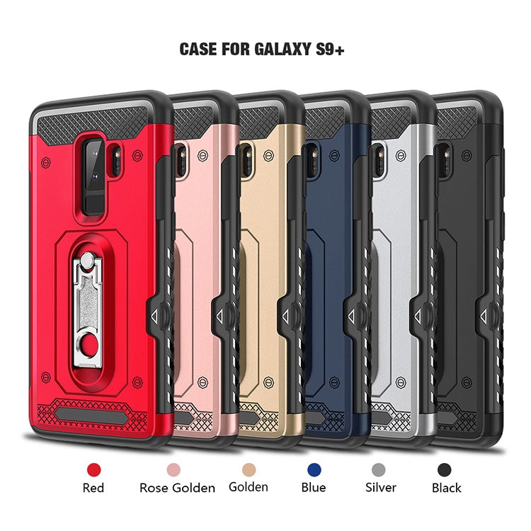 Shockproof PC + TPU Case for Galaxy S9+, with Holder