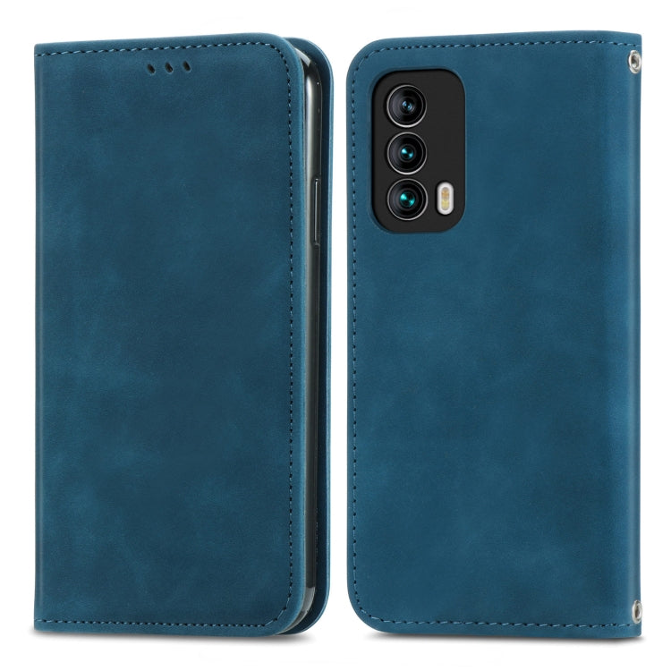 For Meizu 18 Retro Skin Feel Business Magnetic Horizontal Flip Leather Case With Holder & Card Slots & Wallet & Photo Frame