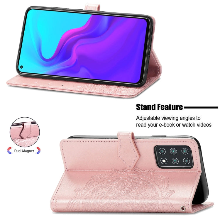 For Cubot X30 Mandala Flower Embossed Horizontal Flip Leather Case with Holder & Three Card Slots & Wallet & Lanyard