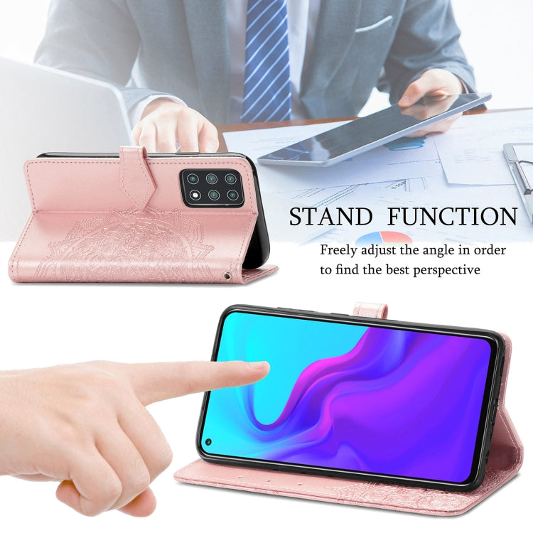 For Cubot X30 Mandala Flower Embossed Horizontal Flip Leather Case with Holder & Three Card Slots & Wallet & Lanyard