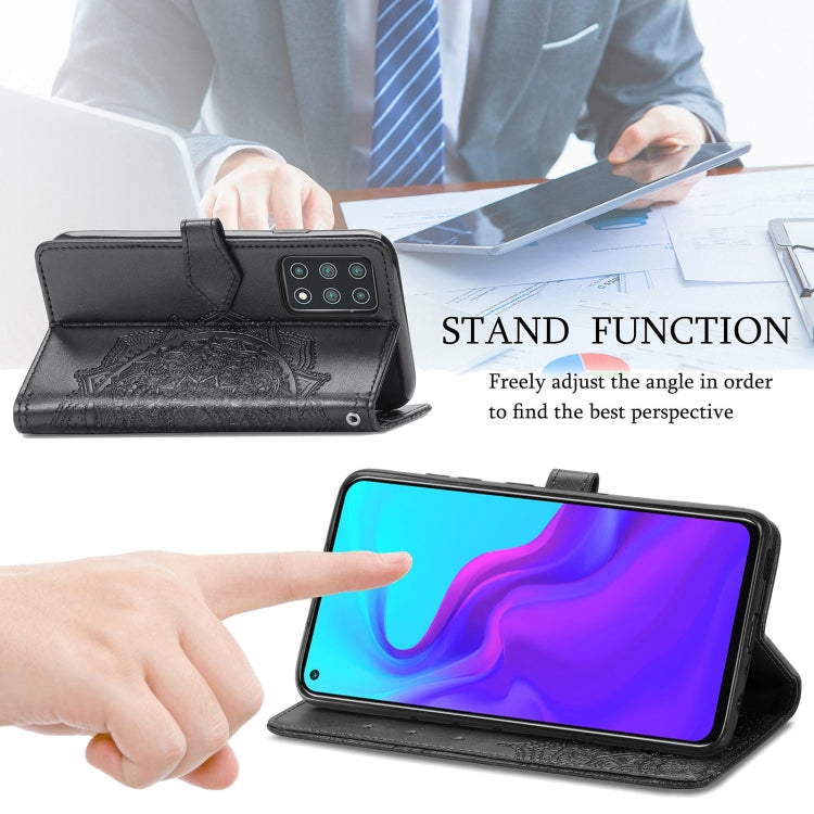 For Cubot X30 Mandala Flower Embossed Horizontal Flip Leather Case with Holder & Three Card Slots & Wallet & Lanyard