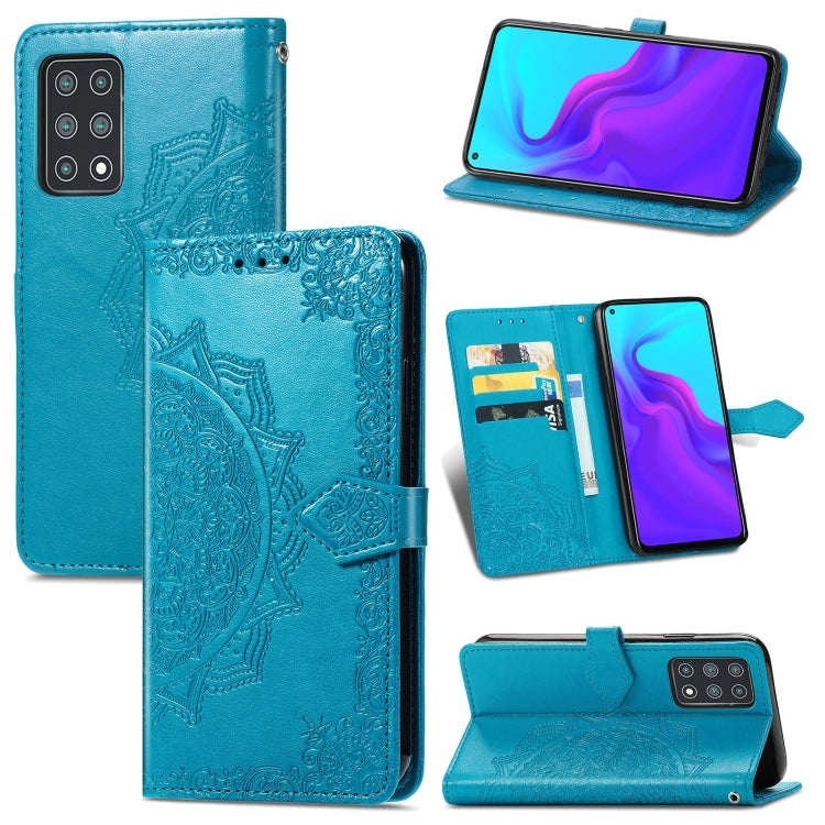For Cubot X30 Mandala Flower Embossed Horizontal Flip Leather Case with Holder & Three Card Slots & Wallet & Lanyard