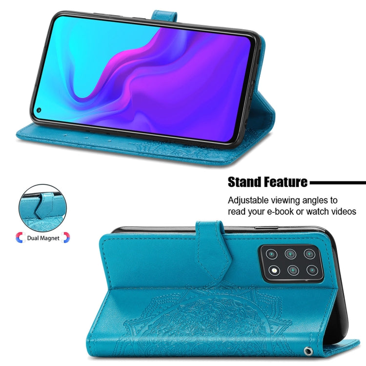 For Cubot X30 Mandala Flower Embossed Horizontal Flip Leather Case with Holder & Three Card Slots & Wallet & Lanyard