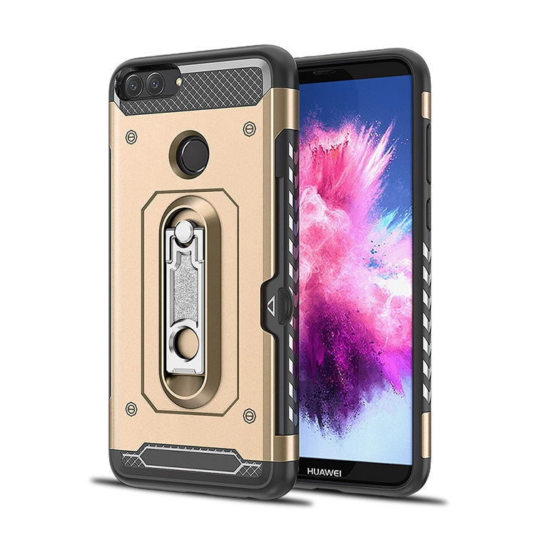 Shockproof PC + TPU Case for Huawei P Smart (2019) / Honor 10 Lite, with Holder