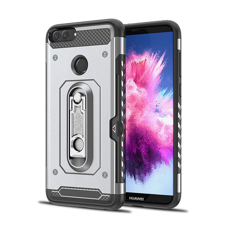 Shockproof PC + TPU Case for Huawei P Smart (2019) / Honor 10 Lite, with Holder