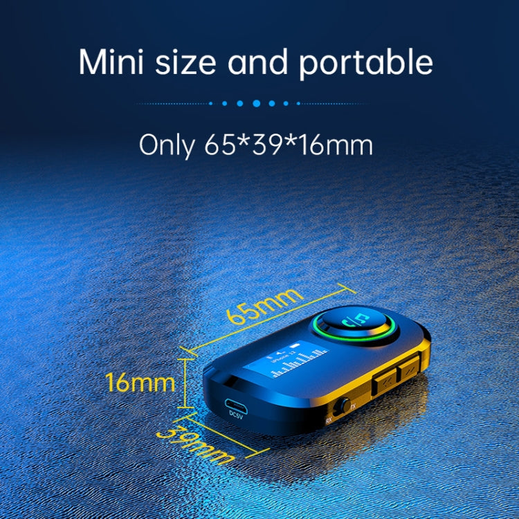 T5 2 in 1 Bluetooth 5.0 Audio Receiver Transmitter with LCD Display for TV PC Car Speaker AUX Music Adapter