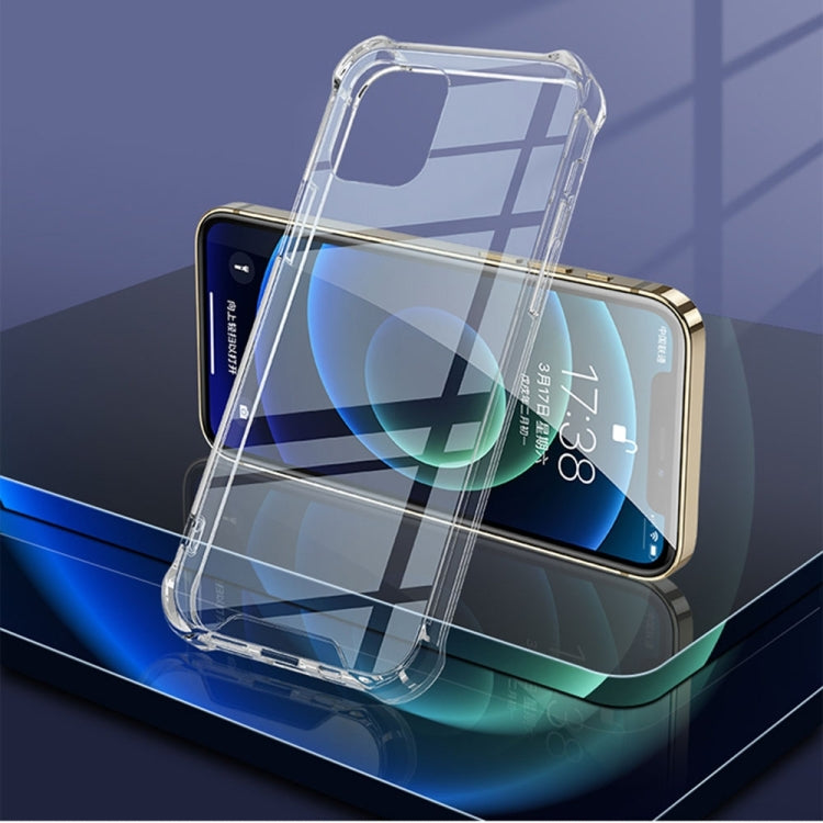 For iPhone 13 Pro Four Corner Airbag Shockproof TPU + Acrylic Case (Transparent)