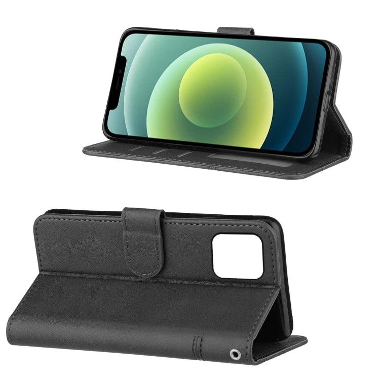 For iPhone 13 Pro Max Stitching Calf Texture Buckle Horizontal Flip Leather Case with Holder & Card Slots & Wallet & Lanyard