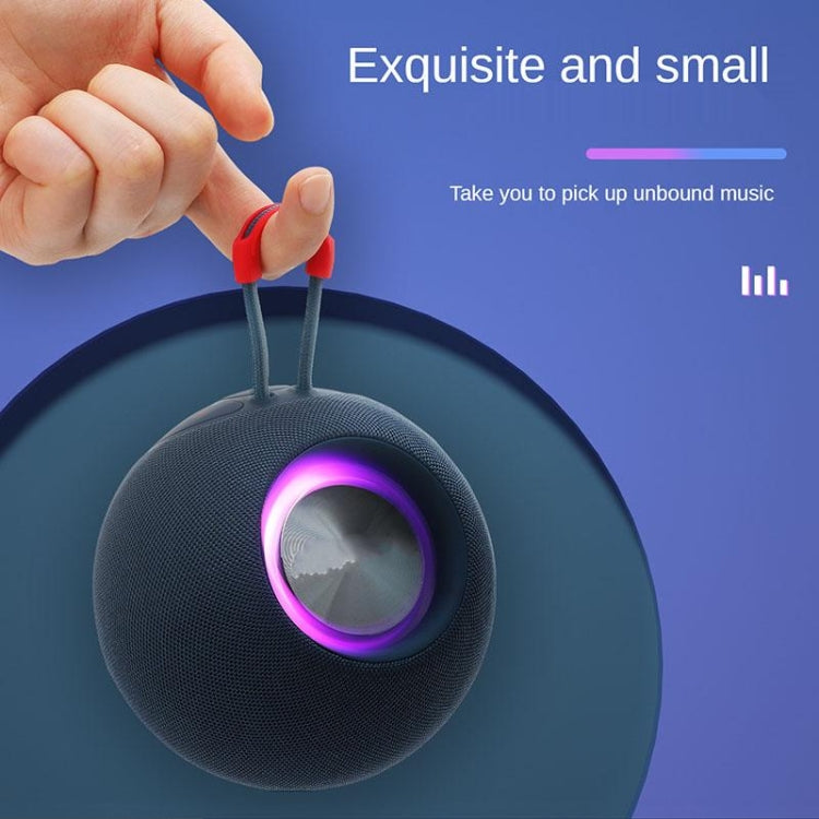 H52 Waterproof Stereo Wireless Bluetooth Speaker with Colorful Light Support USB/TF/AUX