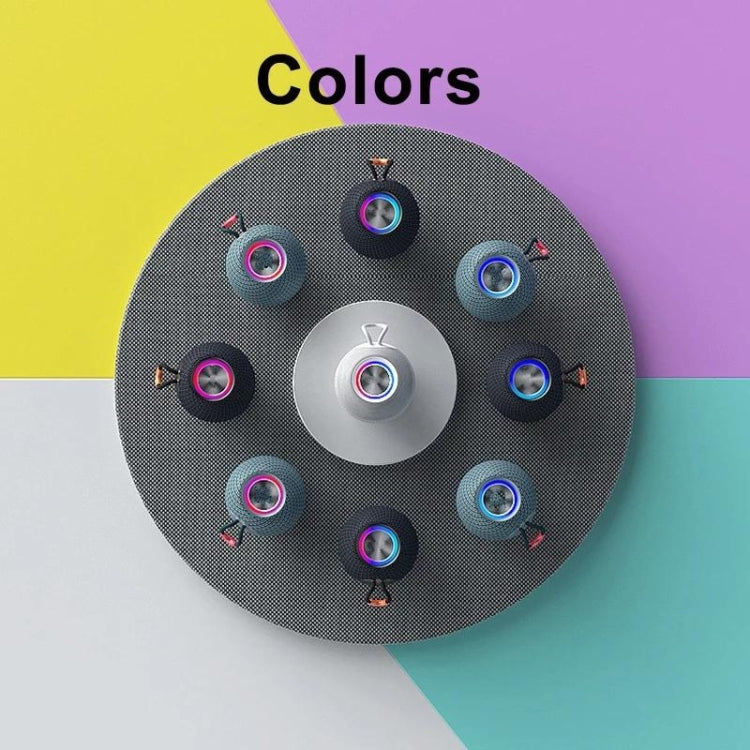 H52 Waterproof Stereo Wireless Bluetooth Speaker with Colorful Light Support USB/TF/AUX