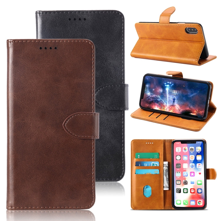 Calf Texture Horizontal Flip Leather Case for Huawei Honor Play, with Holder & Card Slots & Wallet