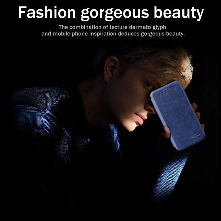 For iPhone 13 mini  Integrated Voltage Retro Texture Magnetic TPU+PU Leather Case with Card Slot & Holder