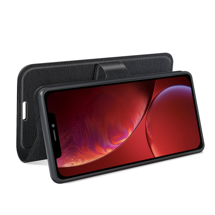 For iPhone 13 Litchi Texture Horizontal Flip Protective Case with Holder & Card Slots & Wallet