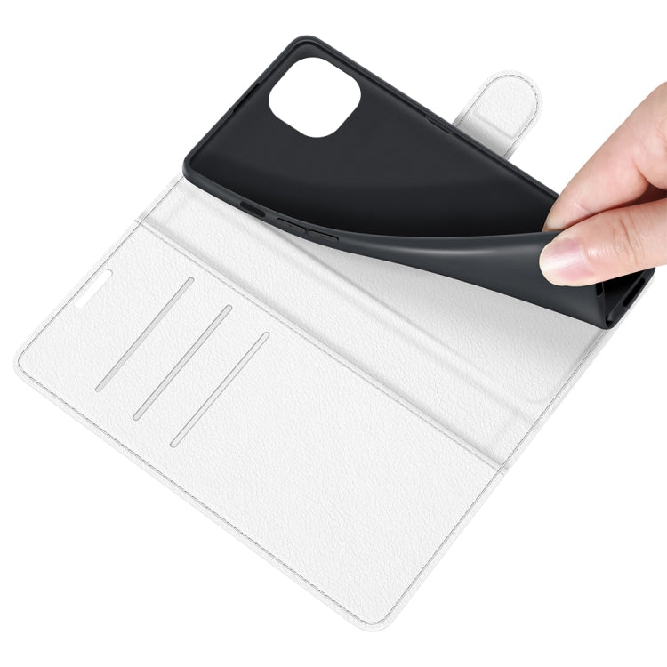 For iPhone 13 Litchi Texture Horizontal Flip Protective Case with Holder & Card Slots & Wallet