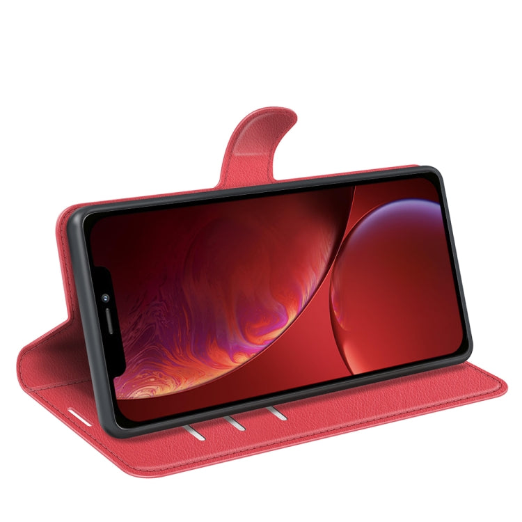 For iPhone 13 Litchi Texture Horizontal Flip Protective Case with Holder & Card Slots & Wallet