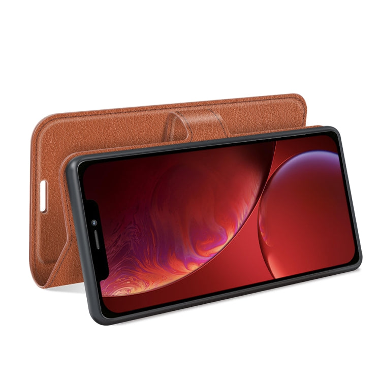 For iPhone 13 Litchi Texture Horizontal Flip Protective Case with Holder & Card Slots & Wallet