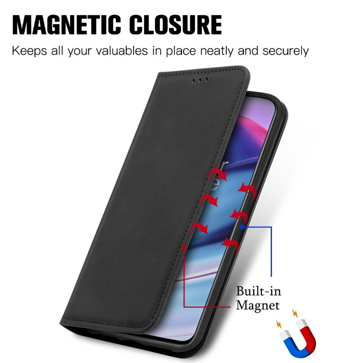 For OnePlus Nord CE 5G Retro Skin Feel Business Magnetic Horizontal Flip Leather Case with Holder & Card Slots & Wallet & Photo Frame