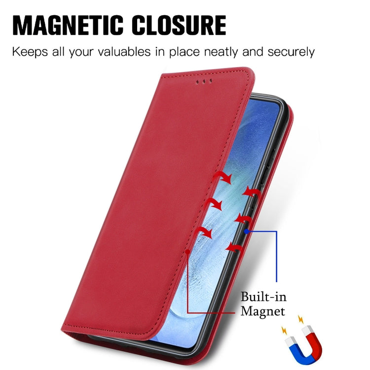 For vivo iQOO Neo 5 Retro Skin Feel Business Magnetic Horizontal Flip Leather Case with Holder & Card Slots & Wallet & Photo Frame