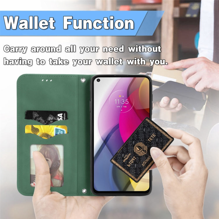 For Motorola Moto G Stylus 2021 Retro Skin Feel Business Magnetic Horizontal Flip Leather Case with Holder & Card Slots & Wallet & Photo Frame