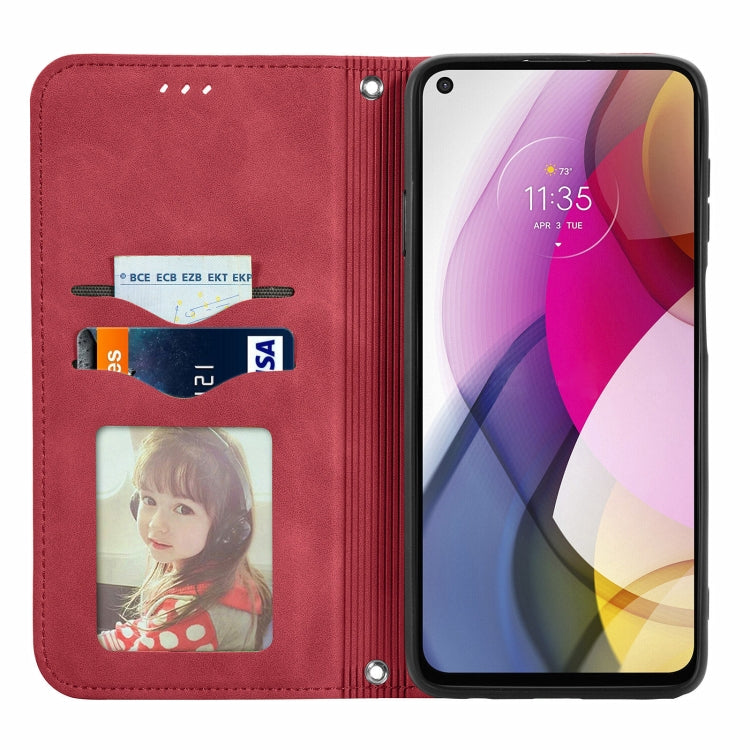 For Motorola Moto G Stylus 2021 Retro Skin Feel Business Magnetic Horizontal Flip Leather Case with Holder & Card Slots & Wallet & Photo Frame