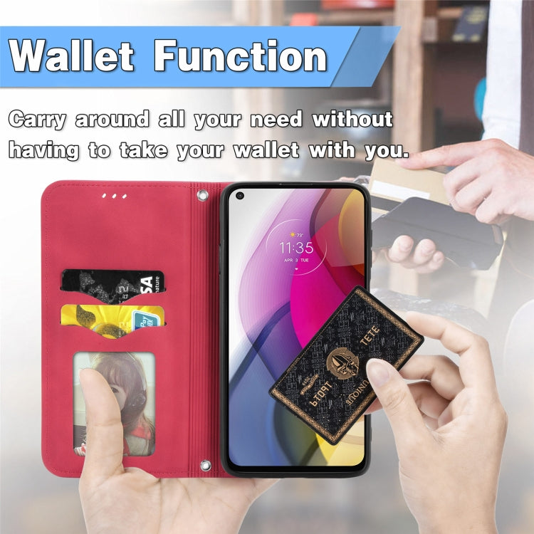 For Motorola Moto G Stylus 2021 Retro Skin Feel Business Magnetic Horizontal Flip Leather Case with Holder & Card Slots & Wallet & Photo Frame