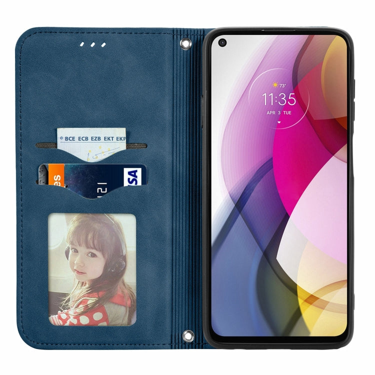 For Motorola Moto G Stylus 2021 Retro Skin Feel Business Magnetic Horizontal Flip Leather Case with Holder & Card Slots & Wallet & Photo Frame