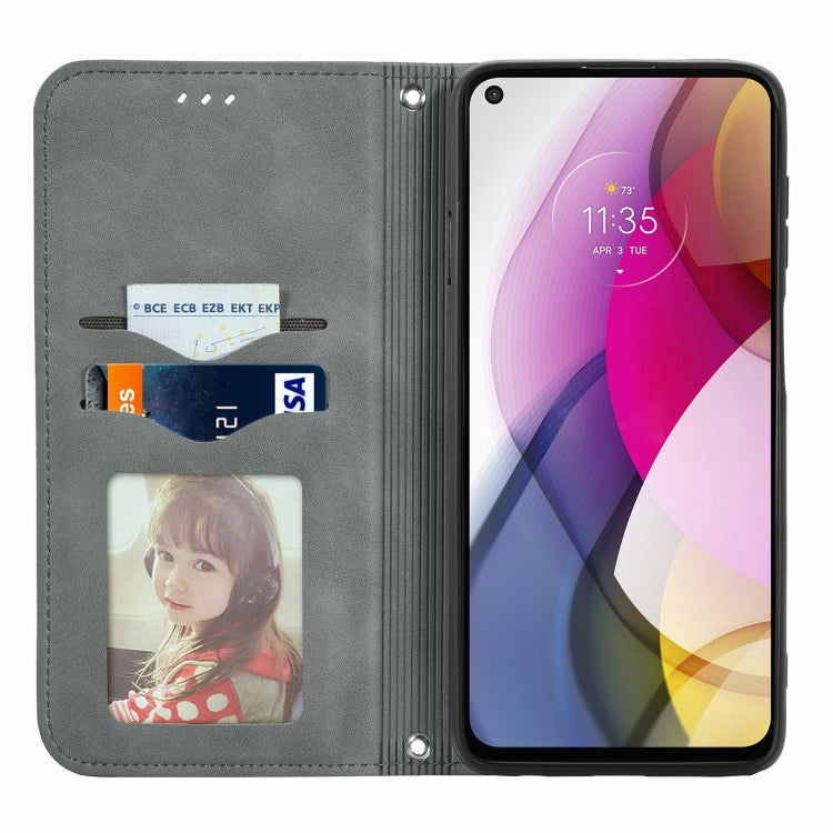 For Motorola Moto G Stylus 2021 Retro Skin Feel Business Magnetic Horizontal Flip Leather Case with Holder & Card Slots & Wallet & Photo Frame