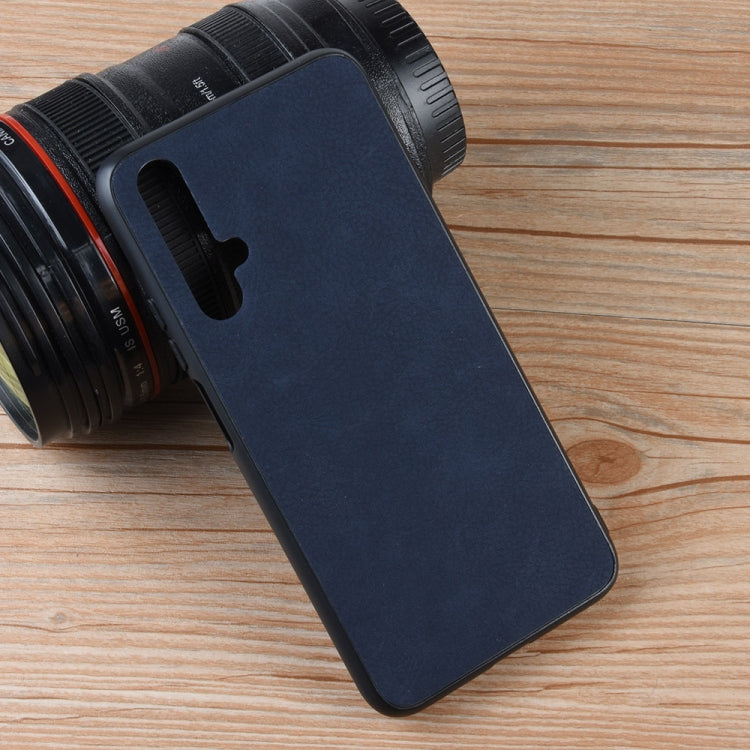 Shockproof Sheep Skin PC + PU + TPU Case for Huawei Honor 20