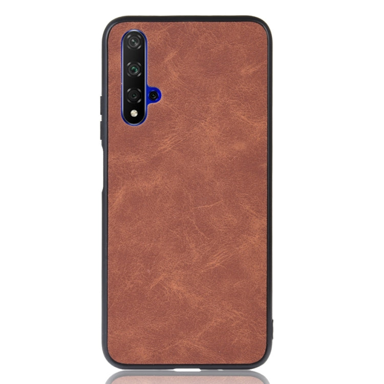 Shockproof Sheep Skin PC + PU + TPU Case for Huawei Honor 20